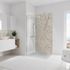 Panneau mural de douche 100x210 cm pierre greige veiné DécoDesign Softtouch - SCHULTE