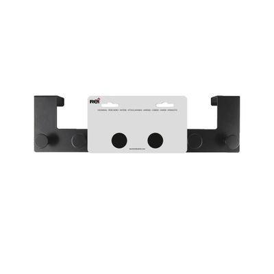 Patère 6 têtes aluminium noir mat REI