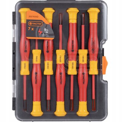 Tournevis de précision 1000V par 7 - TACTIX