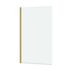 Pare-baignoire rabattable avec profilés or brossé 140 X 80 cm Essentiel AURLANE