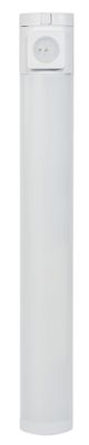 Réglette LED IP20 68 cm avec prise électrique et interrupteur 420 lumens Blanc neutre - GEFOM