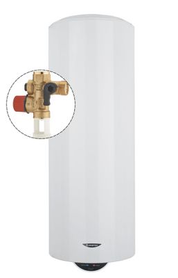 Chauffe-eau électrique 200L vertical stéatite avec groupe de sécurité Stileos - ARISTON