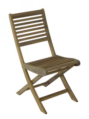 Chaise de jardin pliante SATURNE bois acacia beige - PROLOISIRS