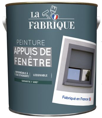 Peinture spéciale appui de fenêtre gris anthracite 2,5 L - LA FABRIQUE