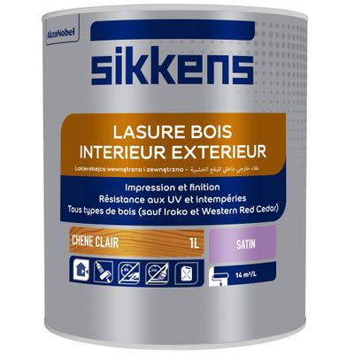 Lasure chêne clair 1 L - SIKKENS