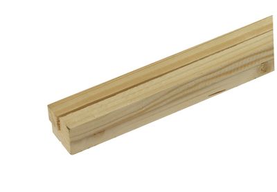 Tasseau sapin du nord raboté non traité - Lot de 4 - 44 x 44 x 2400 mm - AJ TIMBER