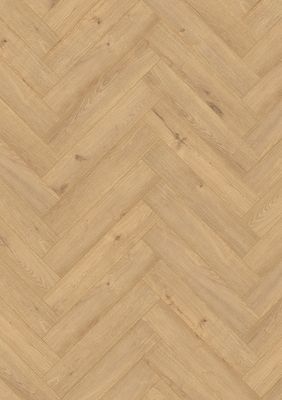 Sol stratifié bâton rompu décor chêne beige SUNDANCE ép 8 mm 12,6 x 63 cm AC5 compatible pièce humide paquet de 0,870 m² AJ TIMBER
