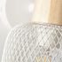 Spot GIADA E14 28W blanc et bois - BRILLIANT