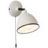 Spot mural en saillie orientable E14 28W métal gris/taupe - Telio BRILLIANT