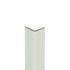 Profil de finition mdf revêtu white uni - 22 x 22 x 2600 mm - AJ TIMBER