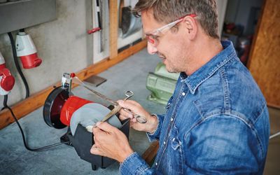 Touret à meuler à sec et à eau 250 W TC-WD 200/150 - EINHELL