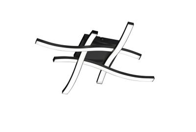 Plafonnier LED Route noir 2000 lumens blanc neutre - REALITY