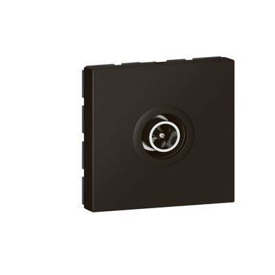 Prise TV simple finition noire mat Mosaic LEGRAND