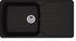 Evier de cuisine fragranit noir onyx 97x50 cm 1 bac 1 egouttoir Azur - FRANKE