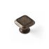 Bouton de meuble carré vieux laiton 30 x 30 mm REI