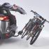 Porte vélo 3 vélos électriques suspendus sur attelage  MOTTEZ