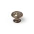 Bouton de meuble Lyonnais vieux laiton diamètre 30 mm REI