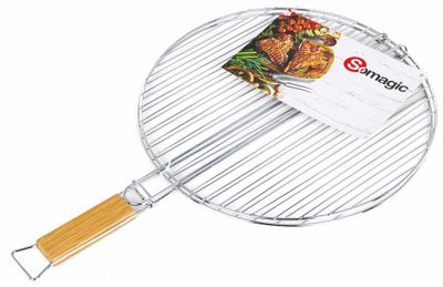 Grille de barbecue double ronde ø 37 cm - SOMAGIC