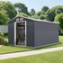 Abri de jardin en métal grand volume avec toit 2 pentes 6,6 m², Livraison à domicile incluse - HABRITA
