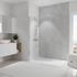Panneau mural de douche 150x255 cm pierre gris clair DécoDesign Softtouch - SCHULTE