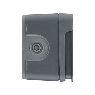 Double Prise 2 pôles+terre étanche IP55 horizontale anthracite Cyklone DEBFLEX