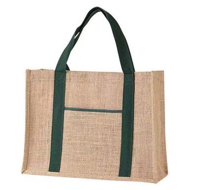 Sac à bûches en jute écru avec anses - MODULO STORAGE