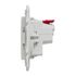 Prise affleurante 2 pôles + terre blanc - Odace 2011 SCHNEIDER ELECTRIC