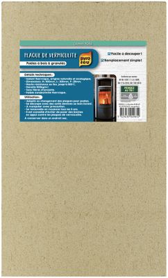 Plaque vermiculite 50 x 30 x 2,5 cm PYROFEU