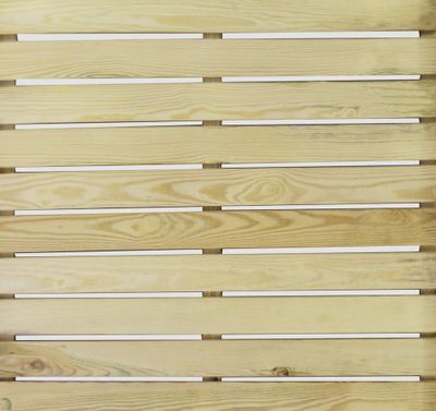 Dalle de terrasse pin traitée autoclave - 30 x 500 x 500 mm - DEBARGE