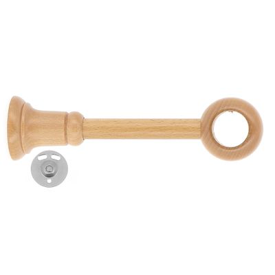 Support à oeil recoupable en bois diam 28 mm Finition Hêtre  - MOBOIS