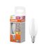 Ampoule LED E14 flamme dépolie 2.5W=250 lumens blanc chaud - OSRAM