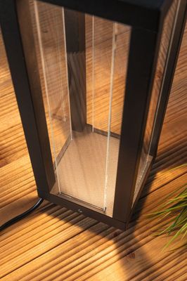 Lanterne lumineuse extérieur LED Link+Light noir IP44 70 lumens blanc chaud - PAULMANN