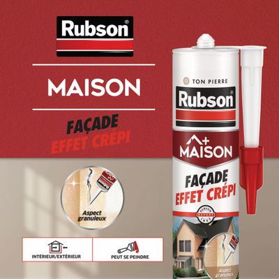 Mastic Perfect Home spécial crépi ton pierre 280 ml RUBSON