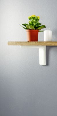 Equerre Leonard blanche 80x117 mm CIME