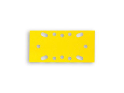 Patins rectangulaires 93 x 185 mm pour ponceuse vibrante - grain 80 par 6