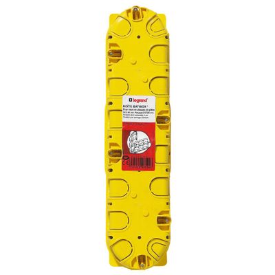 Boîte d'encastrement placo 4 postes 67x40mm - Batibox LEGRAND