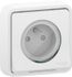 Prise étanche 2 pôles + terre IP55 encastré blanc - Mureva Styl SCHNEIDER ELECTRIC