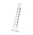 Echelle coulissante à main 2 plans 2 x 9 échelons 2,55 / 4,09 m ProfiStep Duo avec base rapportée aluminium - HAILO