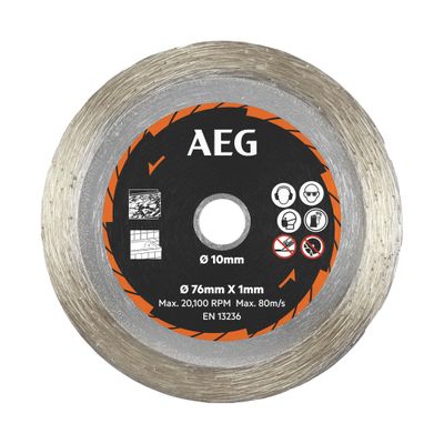 Disque céramique Ø 76 - AEG