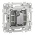 Prise antenne TV murale Odace 2025 blanc - SCHNEIDER ELECTRIC