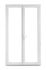 Porte-fenêtre PVC 2 vantaux hauteur 205 x largeur 120 cm