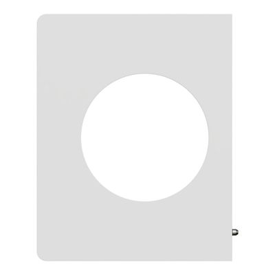 Plaque de finition latérale 1 poste Odace 2025 Architecte céramique blanc - SCHNEIDER ELECTRIC