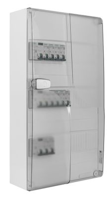 Porte pour tableau électrique 3 rangées transparente - SIEMENS
