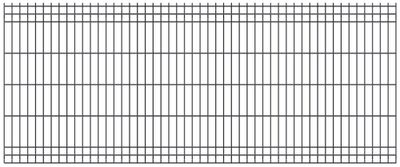 Panneau de grillage rigide Hybrid L.2,50 x H.1,22 m gris FERRO BULLONI