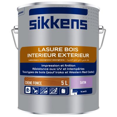 Lasure chêne foncé 5 L - SIKKENS