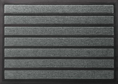 Paillasson Combi'absorbant 40 x 60 cm gris ID HOME