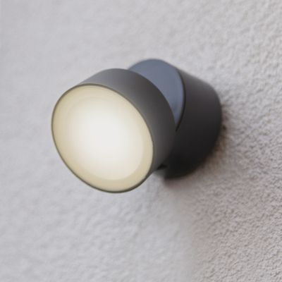 Applique extérieur LED Trumpet gris IP54 600 lumens blanc neutre - COREP