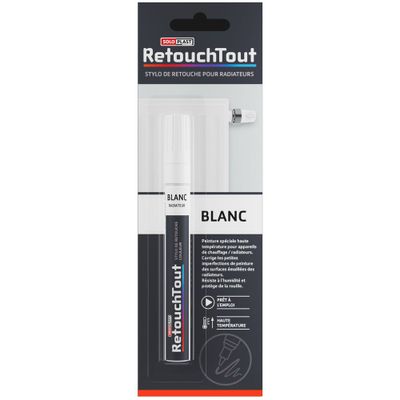 Stylo de Retouche pour radiateurs blanc 10 ml