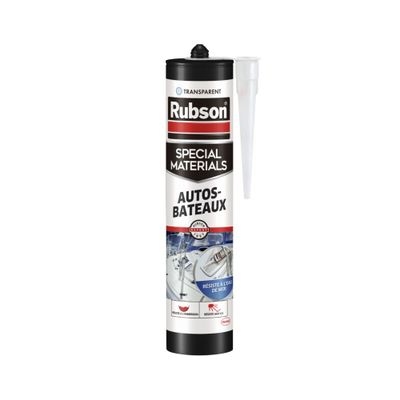 Mastic Spécial Matériaux Autos-Bateaux Transparent 280 ml RUBSON