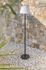 Lampadaire solaire/ USB LED 150cm Helio noir et blanc IP54 250 lumens RGB W- ARLUX